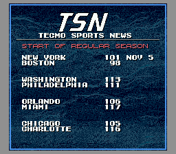 Tecmo Super NBA Basketball screenshot 5 for Super Nintendo